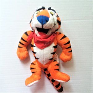 Tony The Tiger Plush Kelloggs Stuffed Animal Cereal Mascot 1997 Pose Arm & Legs